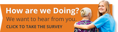 How are we doing? Take the survey.